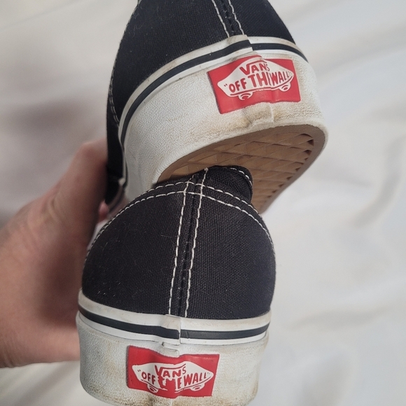 Vans Era Black White Unisex Shoes Size M 9.5 W 11 - Picture 13 of 14